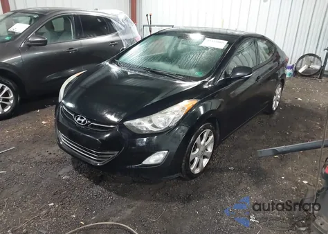 2013 Hyundai Elantra Limited из США, поврежденный, VIN 5NPDH4AE2DH315127
